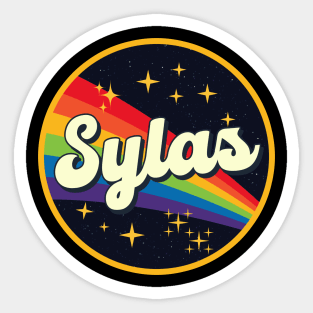 Sylas // Rainbow In Space Vintage Style Sticker